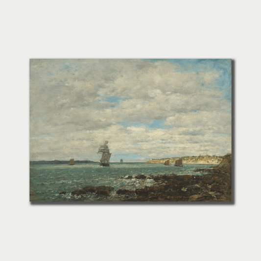 Coast of Brittany, Eugène Boudin
